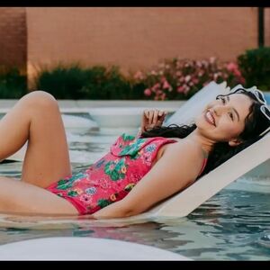 NWT Pink Floral and Cactus Pink Swimsuit